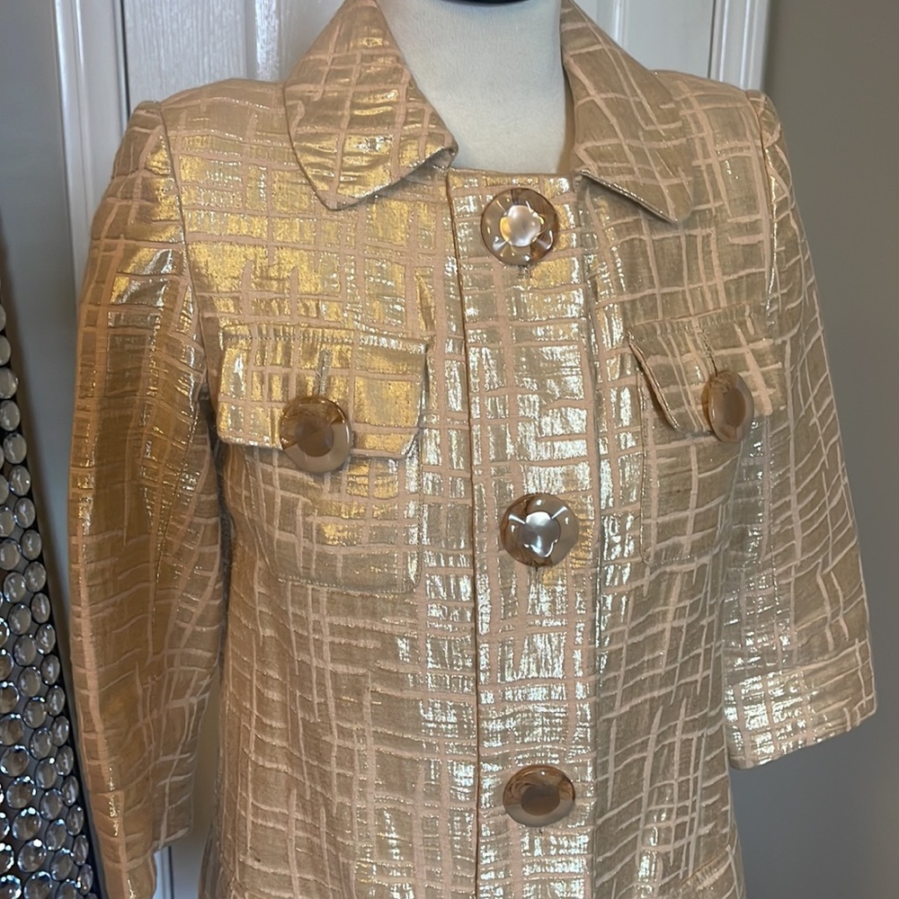 Glamorous Gold Shimmer Coat